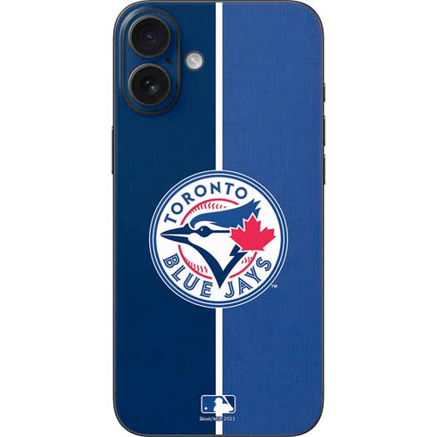 MLB Toronto Blue Jays Split iPhone 16 Plus Skin